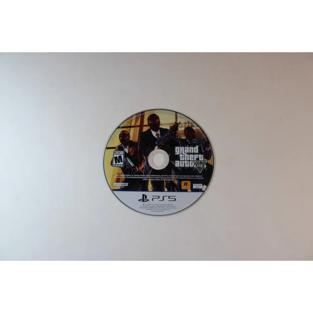 Grand Theft Auto V (Sony PlayStation 5 PS5) Disc Only, Authentic, Tested/Works